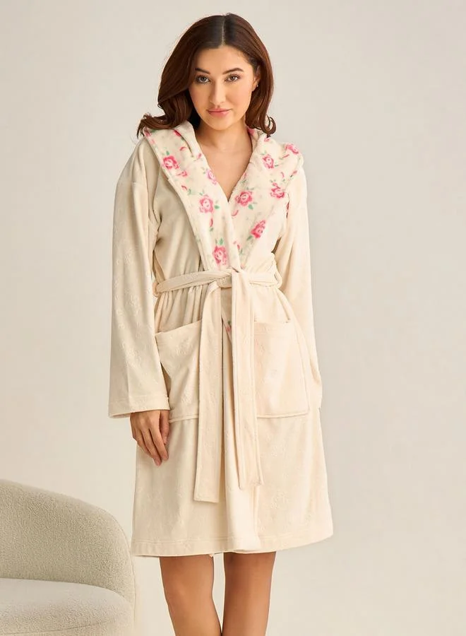 سبلاش فيڤ Hello Kitty Robe Knee Length with Belt
